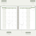 Undated Weekly Planner, Weekly to Do List Notebook with Goal, Organizer & Habit Tracker, A5 Daily Planner with Spiral Binding, Ideal for Office