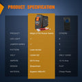 Nilight UTV LED Light Bar Rocker Switch on off 5 PIN SPST Lights Switches W/Orange Backlit 12V 24V Toggle Compatible for Polaris RZR Can-Am Atvs