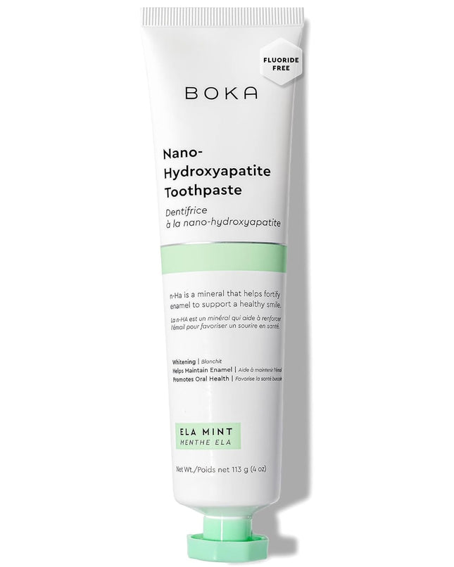 Boka Fluoride Free Toothpaste Nano Hydroxyapatite, Helps Remineralize, Appropria