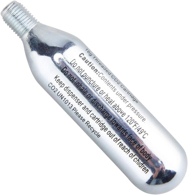 CXWXC 16G / 25G Threaded CO2 Cartridges or CO2 Inflator for Bike Tires - Cartrid