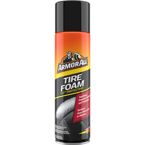 Armor All Tire Foam, Tire Cleaner Spray for Cars, Trucks, Gifts for Dad, Motorcycles, 20 Oz Each, 1.25 Pound (Pack of 1)