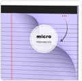 AILZFEI 6pcs Small Legal Pad 5x8 College Ruled Purple Legal Pads Notepads 6 Pack Study Back Writing Pads 5 x 8 Perforated Narrow Ruled Pads of