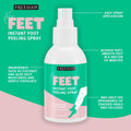 Freeman Flirty Feet Instant Foot Peeling Spray, Exfoliating Foot Mask for Summer, Moisturizing & Smooth Dry, Cracked Heels, Remove Dead Skin