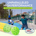 Outdoor Pickleball Balls USAPA Approved for Tournament Play 6 12 48 Packs Durable 40-Hole Design Ideal for All Skill Levels Pickleball Accessories