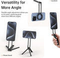 ULANZI MA30 Magnetic Phone Tripod Stand for Iphone - Aluminium Maglock Smartphone Mini Tripod Pocket Cell Phone Stand Dual-Sided Magnet Quick