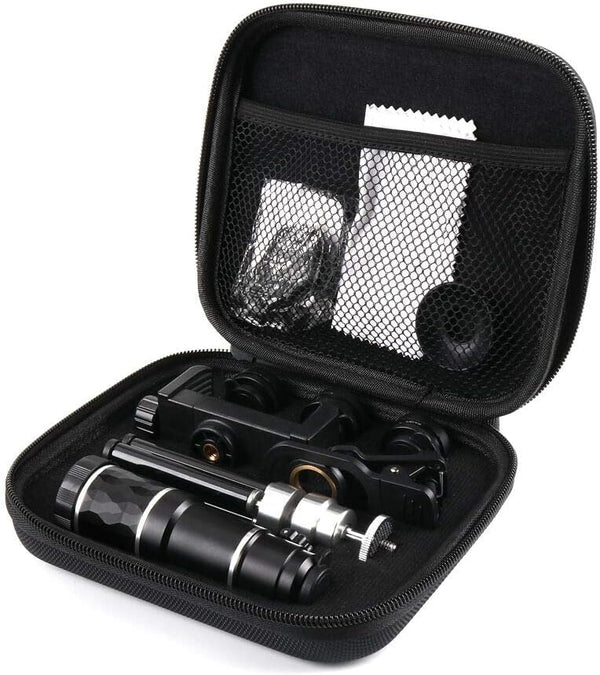 Phone Camera Lens Kit for iPhone, Android, 20X Telephoto Zoom Lens, Phone Wide Angle & Macro Lens, Fisheye, CPL Lenses Compatible with iPhone 12