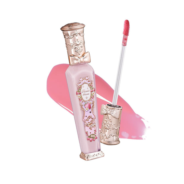 Flower Knows Violet Strawberry Rococo Glowy Lip Gloss-Moisturizing Tinted Lip Oi