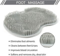 Vlike Shower Foot Scrubber Massager Mat Cleaner Improve Circulation Reduce Feet Pain Exfoliation, Feet Acupressure Mat with Non Slip Suction Cups,