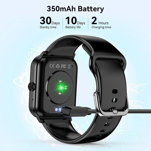 Smart Watch, 1.85" Smartwatch for Men Women (Answer/Make Call), Heart Rate, Sleep Monitor, Pedometer, 120+ Sport Modes Activity Tracker, IP68