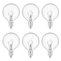 MEQIQTEK Scentsy Light Bulbs for Warmer - 25 Watt Bulb for Large Size Wax Melt Warmers, Replacement Bulb for Wax Warmer Burner Candle Warmer - G16