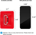 Small Cash Box with Lock and Slot - Jssmst Metal Coin Bank Piggy Bank for Adults and Kids, Red(SMCB0303N) Red XS(4.92")-slot