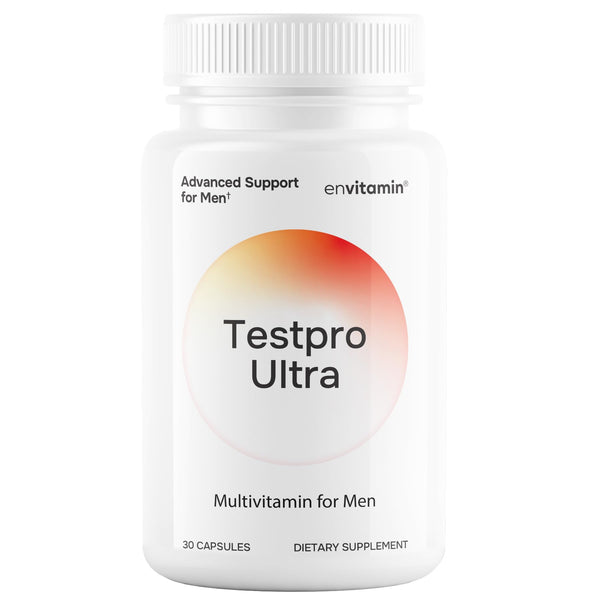 envitamin Testpro Testosterone Support Ultra for Men with Fenugreek, Tribulus & Maca 30 Count (Pack of 1)