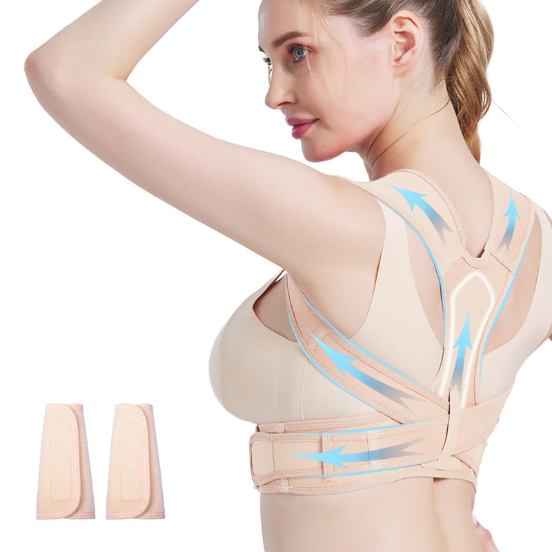 Women Back Braces Posture,Adjustable Upper Back Brace for Clavicle Support and Providing Pain Relief from Neck,Back Brace and Posture Corrector