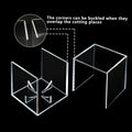 6 Pack Acrylic Baseball Case for Display, UV Protected Baseball Display Cube, Autographed Baseball Clear Display Case, Baseball Display Case for