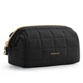 BAGSMART Makeup Bag Travel Toiletry Bag, Puffy Padded Make up Bags for Women Makeup Organizer Case, Wide-Open Pouch Purse Travel Essentials