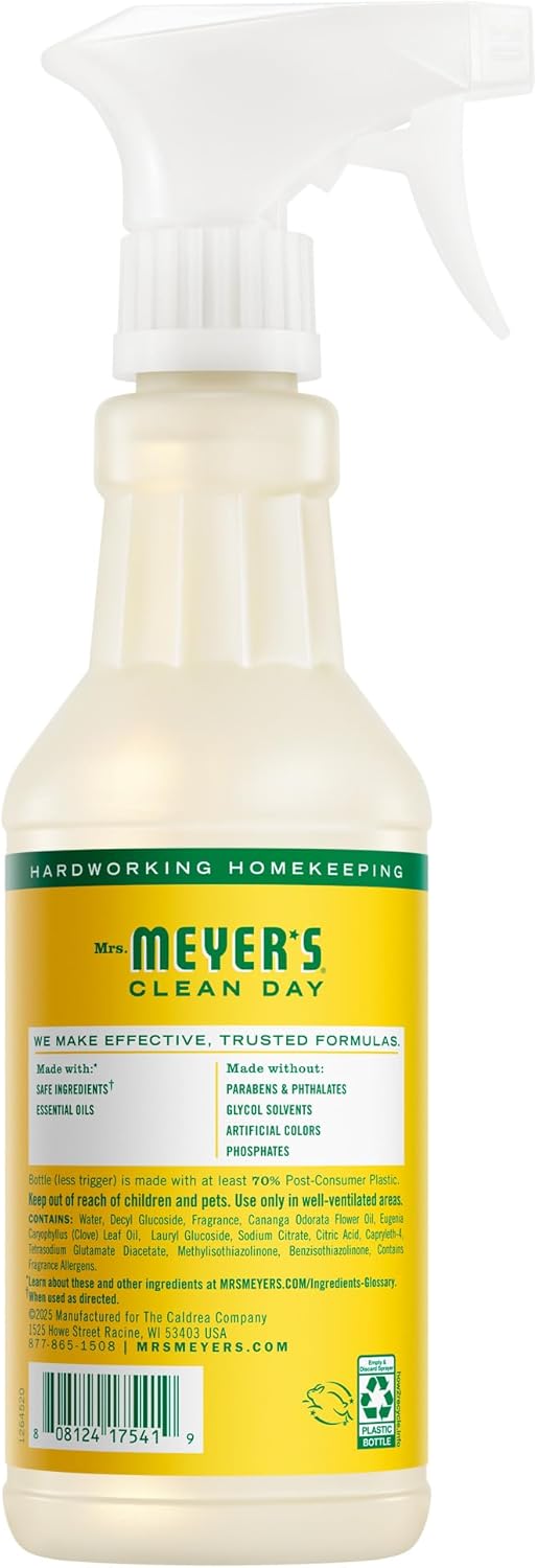MRS. MEYER'S CLEAN DAY All-Purpose Cleaner Spray, Honeysuckle (16 Fl Oz (Pack of