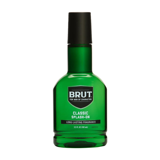 Brut Splash-On Classic Scent for Men, 3.5 Oz