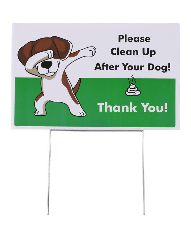 Mr. Pen- Yard Signs, No Pooping Dog Signs for Yard, Pick up Your Dog Poop Signs,