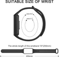 Amzpas TPU Bands for Amazfit Band 7 Fitness & Health Tracker, 3 Pack Soft Breathable Wristband, Adjustable Replacement Sportt Strap for Women Men
