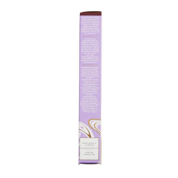 Grande Cosmetics GrandeMASCARA Conditioning Peptide Mascara – Buildable Extreme Volume & Length – Long-Lasting & Clump-Free Black – Lash &