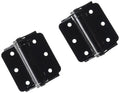 Hardware Essentials 852868 Hardware Essentials 852546 Satin Brass Double-Acting (3-Inch) Black Adjustable Screen Door Spring Hinge, 3" (76.2Mm), 2