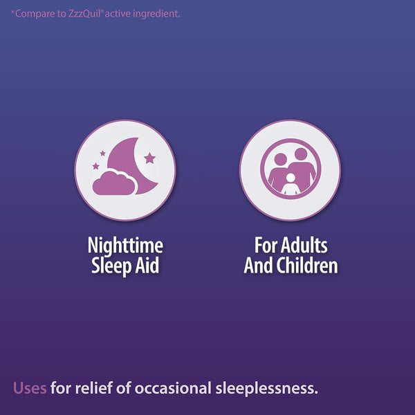HealthA2Z Sleep Aid, Diphenhydramine HCl 25mg Softgels, Supports Deeper, Restful Sleeping, Non Habit-Forming (96 Softgels) 96 Count (Pack of 1)