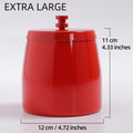 Extra Large Ashtray with Lid for Cigarette, Stainless Steel Smokeless Odorless Windproof Ash Tray for Home Office Tabletop outside Patio Outdoor