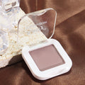 Evpct Mauve Taupe Matte Single Eye Shadow Palette Makeup for Older Women, Plum Lavender Purple Natural Cream Eyeshadow Palette for Green Eyes,