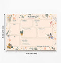 Bliss Collections Daily Planning Pad, To-Do List Notebook 50 sheets 8.5x11 8.5" by 11"- Daily Beautiful