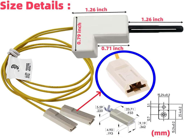 PP200 PP200SC HA1000 Hot Surface Igniter Kit for Desa Reddy Master Heater HSI PP