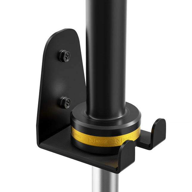 Olympic Barbell Hanger,Garage Gym Bar Wall Rack,Vertical Barbell Mount Rack,Blac