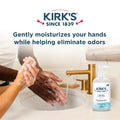 Kirk's Hydrating Hand Wash - Made with Coconut Oil and Aloe Vera, With Odor Neutralizing Technology To Help Eliminate Odors, Non-GMO, Vegan,