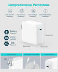 Charger for MacBook Air MacBook Pro 13 14 15 16 inch 2025 2024 2023 2022 2021 2020, M1 M2 M3 M4 Laptop 70W USB C Power Adapter, iPad, LED, 6.6FT