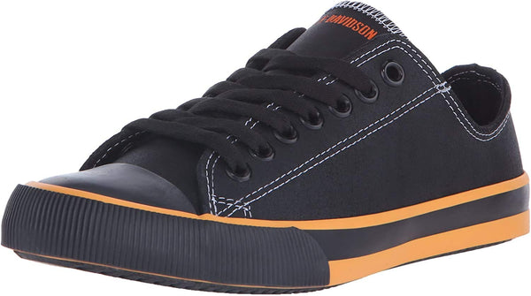 Harley-Davidson Footwear Womens Zia Lace Up Sneakers Shoes Casual - Black 7 Black/Orange