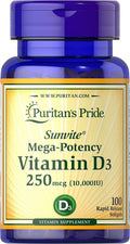 Puritan'S Pride Vitamin D3 10,000 IU-100 Softgels