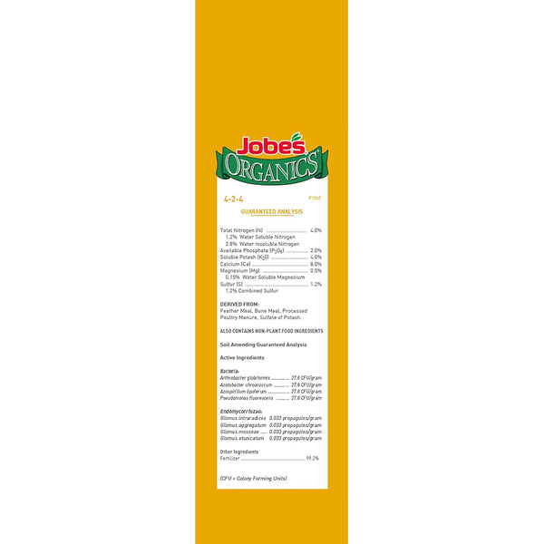 Jobe’s Organics Granular Fertilizer, Organic Fertilizer for Palm Trees and Plants, 4 lbs Bag Palm Tree 4 lbs