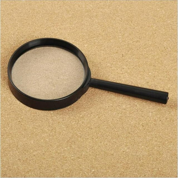 1Pc Black Magnifier for Reading Tool Hand Held Magnifying Glass for Reading Identification Etc Glass Lens Reading Glasses,Health and
