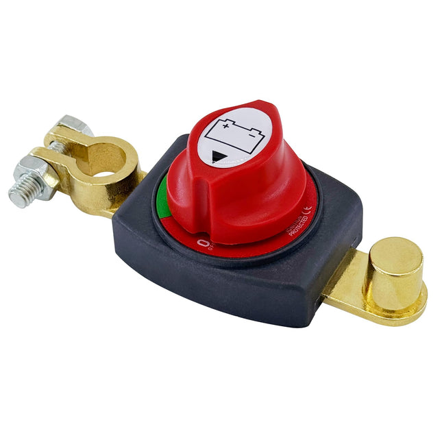 Ampper Top Post Battery Disconnect Switch, 12-48 V Battery Power Cut Master Switch Disconnect Isolator for Car, Vehicle,