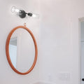 Espird Bathroom Light Fixtures 2 Light Black, Bathroom Vanity Lights Over Mirror, Bathroom Sconces Wall Lighting，Farmhouse Matte Black Bathroom