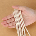 Macrame Cord 3mm x 328Yards(984Feet), Natural Cotton Macrame Rope - 3 Strands Twisted Macrame Cotton Cord for Wall Hanging, Plant Hangers, Crafts,