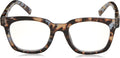 Peepers by Peeperspecs Women'S to the Max Square Blue Light Blocking Reading Glasses