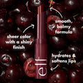 E.L.F. Sheer Slick Lipstick, Hydrating Lipstick for Sheer Color with a Shiny Finish, Infused with Vitamin E, Vegan & Cruelty-Free, Black Cherry