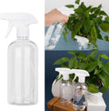 Plastic Spray Bottle, 17oz Refillable Versatility Sprayer, Clear, 4 Pack Clear 16.9 Ounces (Pack of 4)