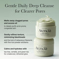 Korean Rice Mochi Face Cleanser - Face Mask, Foaming Cleanser, Gentle Scrub All in One - Deep Cleansing, Moisturizing, Pore Minimizing, Removing