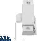Prime-Line F 2590 Sash Lock for Vertical and Horizontal Sliding Windows – Replace Broken Sash Locks for Additional Home Security, 2-1/4” Mounting