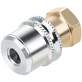 Hromee Lock on Air Chuck, Heavy Duty Closed Flow Tire Chuck, 1/4" FNPT for Tire Inflator and Standard Bore Valve Stem Quick Connector