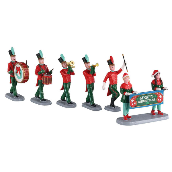 Lemax Christmas Village Christmas On Parade Set of 6-03515