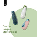 Beetles Green Gel Nail Polish Set - 6 Colors Green Gray Blue Glitter Nail Gel Polish Soak off Uv Gel Nail Art Manicure Gifts for Women 0-0-Colors