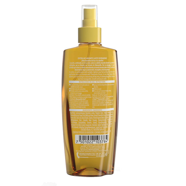 Manzanilla Grisi Hair Lotion Gold | Leave-In Spray | 8.4 fl oz | 2-Pack | Chamomile extract for golden highlights, detangles and softens hair with