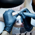 Disposable Nitrile Gloves,Latex Free Rubber Cleaning Gloves 5 Mil,Food Safe Cooking Gloves Working Gloves 100 Large